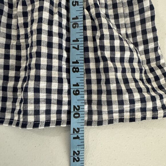 Sim and Sam Top Womens S Violet Gingham V Neck Ruffle Trim Cottagecore Y2K - Picture 8 of 11